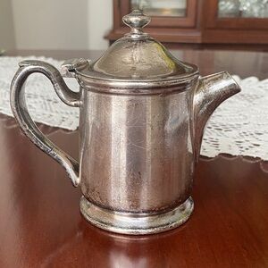 Rare HW Haber Individual Soldered Coffee Pot, Teapot